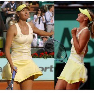 Nwt Nike Stunning Maria Sharapova Tennis Dress w/ Bra mesh skirt XS